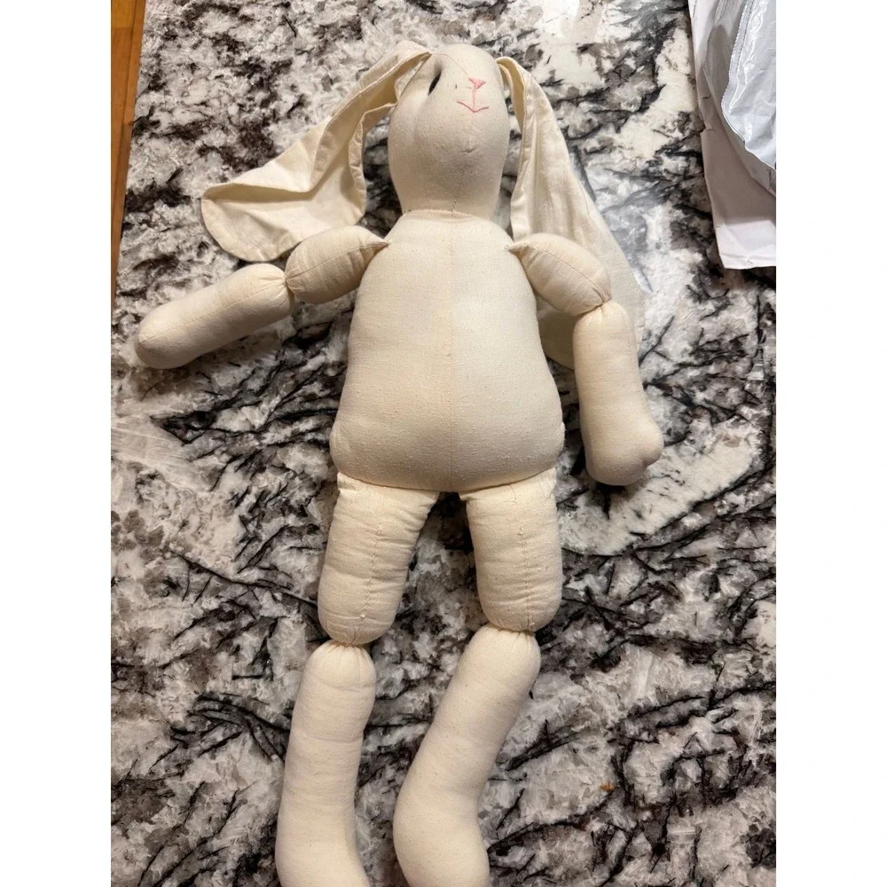 Vintage Handmade Cloth Bunny and Sweet Dress